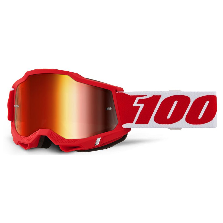 Gogle 100% ACCURI 2 RD MIRROR RED