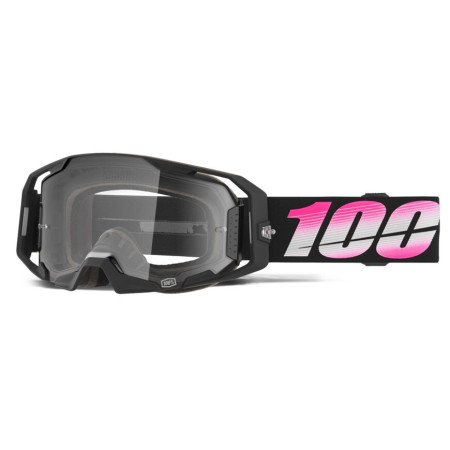 Gogle 100% ARMATIC BODINO BLACK MIRROR CLEAR
