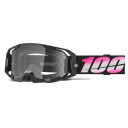 Gogle 100% ARMATIC BODINO BLACK MIRROR CLEAR