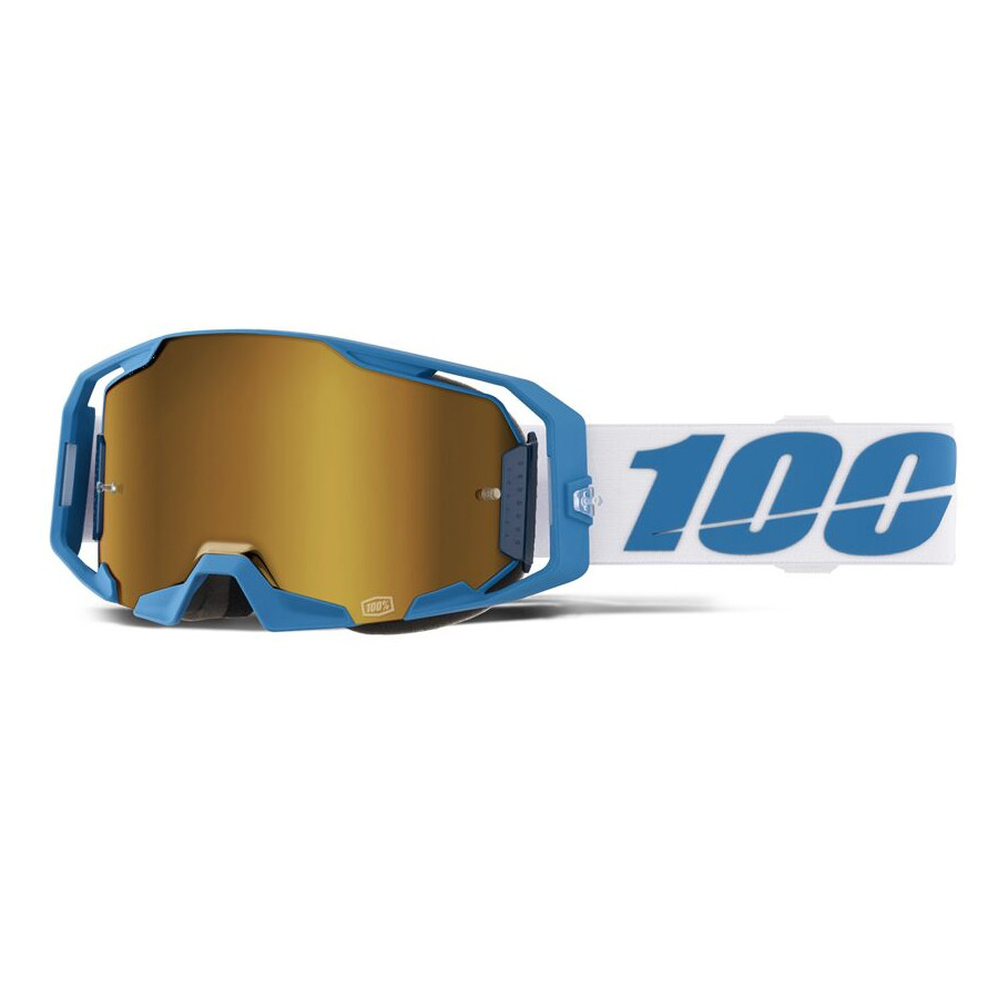 Gogle 100% ARMATIC TUCKWELL BLUE MIRROR GOLD